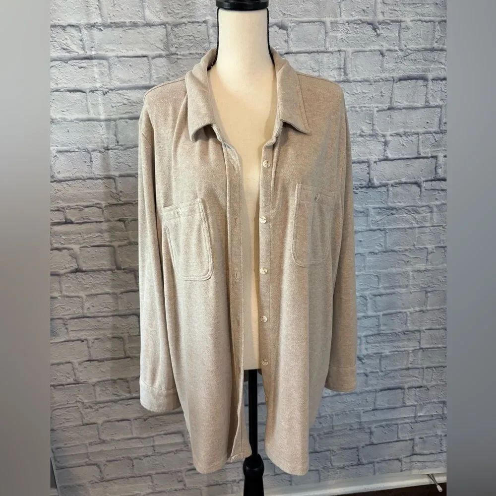 ARULA Beige Shirt Jacket